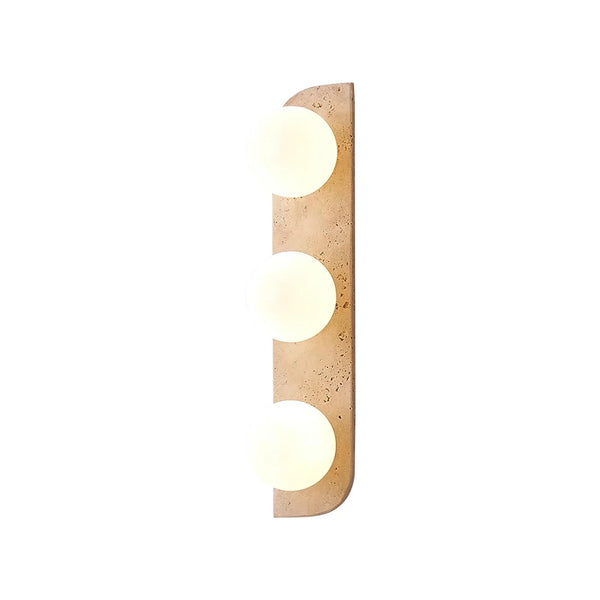 Neptune Travertine Wall Lamp