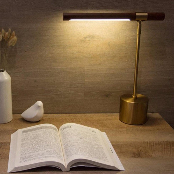 Linear Wood LED Table Lamp