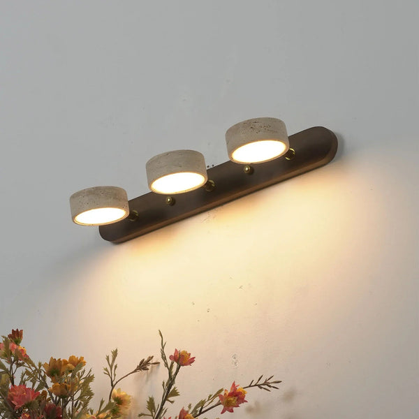 Travertine Duo Wall Light