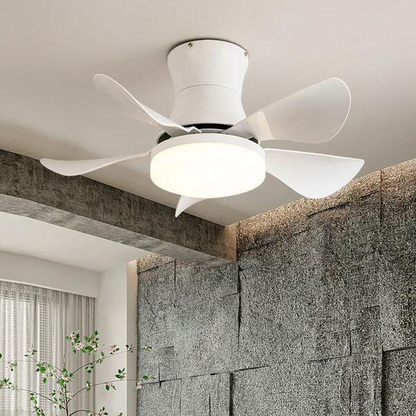 Nordic Blade Black Ceiling Fan Light