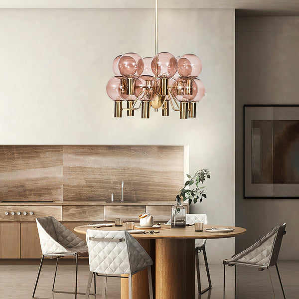 Evmarara Postmodern Luxury Glass Chandelier