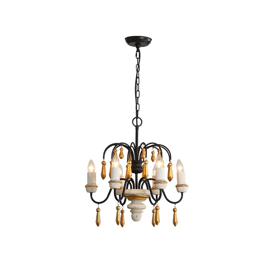 Niche Vintage Nobles Wooden Chandelier