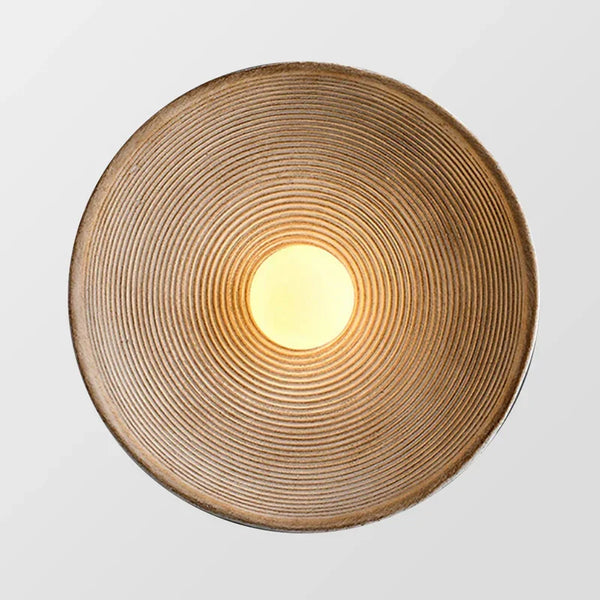 Ceramic Disc Wall Lamp | Cream, Green or Taupe | CLRJP025