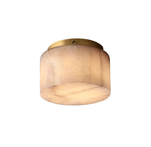Round Rivage Alabaster Ceiling Lamp