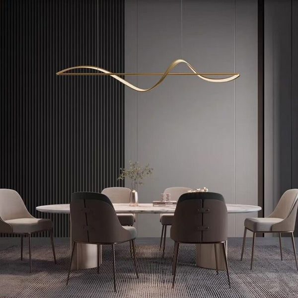 Arelia Pendant Light Wave Minimalist