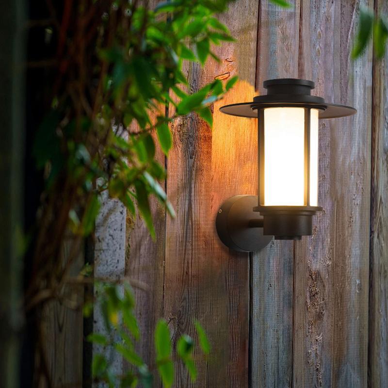 Calaelia Top Hats LED Retro Outdoor Wall Lights