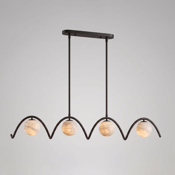 Festoon Alabaster Chandelier