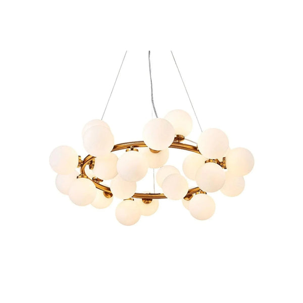Glass Globe Chandelier