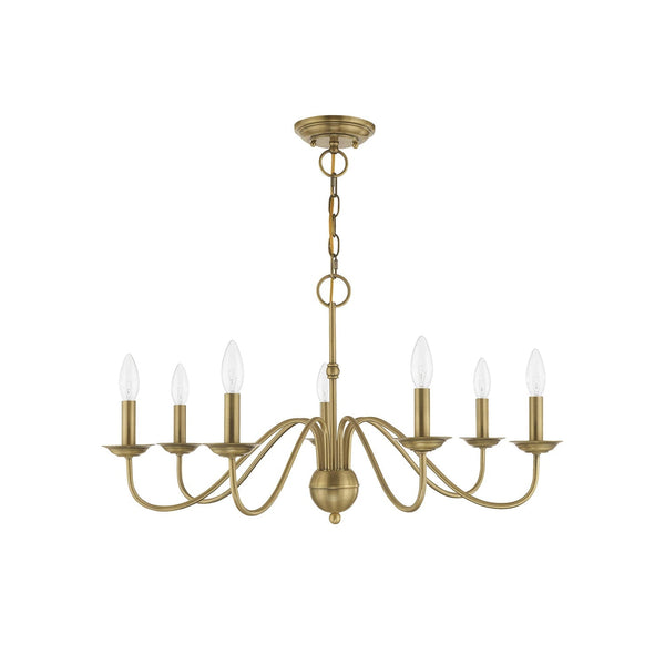 Avvarir Vintage Industrial Brass Chandelier