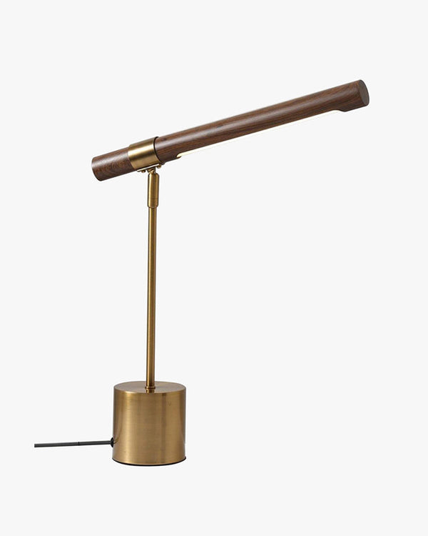 Walnut-lookalike Cantilever Table Lamp
