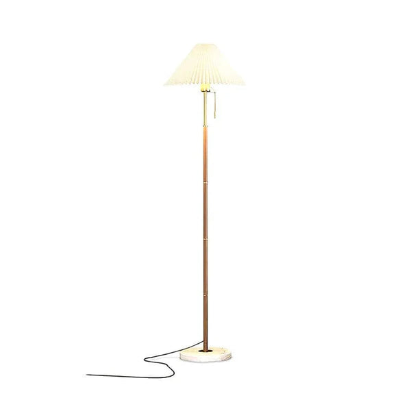 Vintage Pleated Floor Lamp