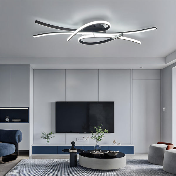 Modern Acrylic Semi Flush Living Room Ceiling Lights