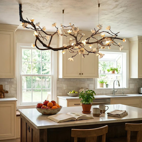Keldenford Branch Porcelain Flower Chandelier