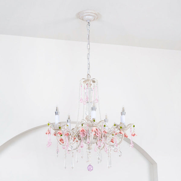Cusoren Postmodern Luxury Rose Ceramic Chandelier