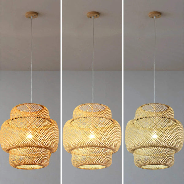 Handmade Bamboo Pendant Light