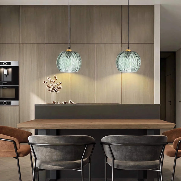 Green Modern Glass Balls Pendant Lighting | CLND052