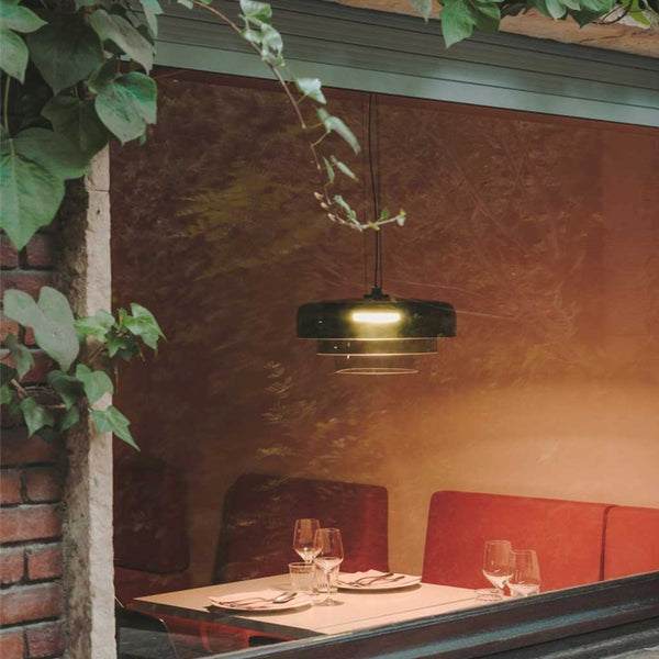 Pendant Light Nordic Tiered Colorful Glass LED