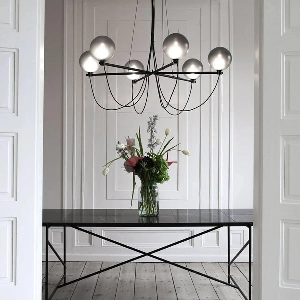 Globe Chandelier | Modern Art Deco Chandelier