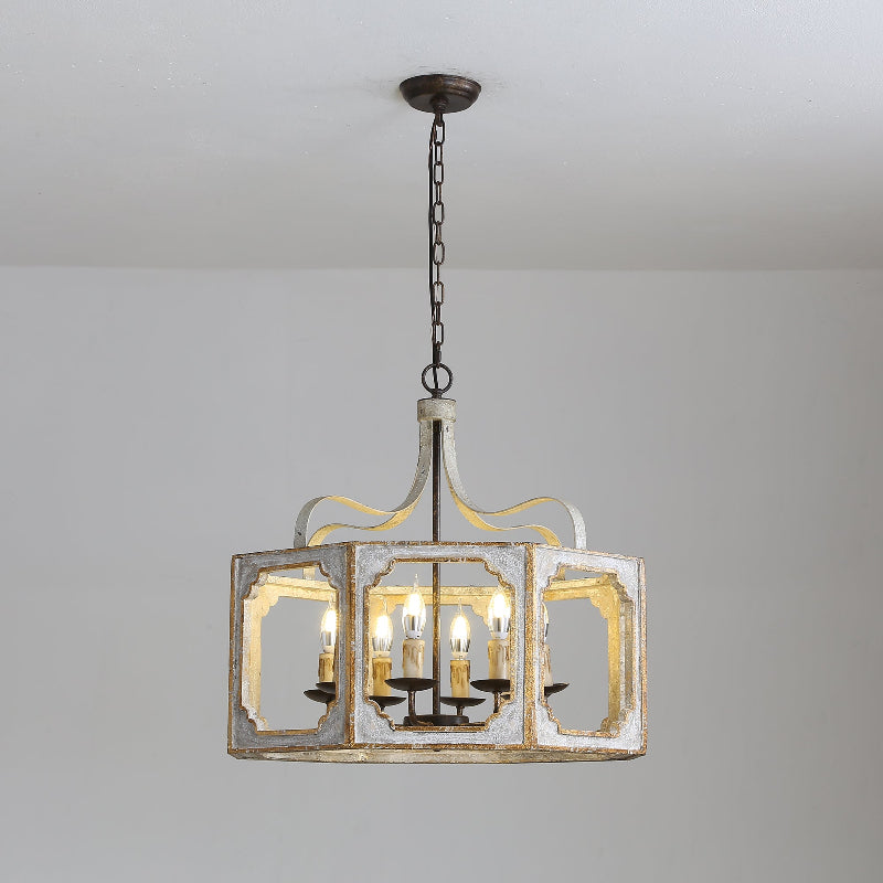 Virinira Country Wooden Pendant Lamp