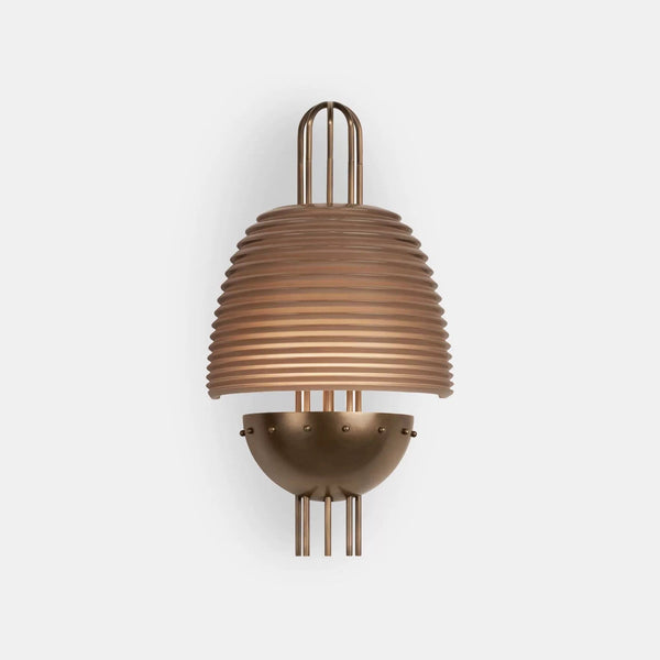 Cassian Wall Sconce | Copper & Amber Glass | CLSWE12