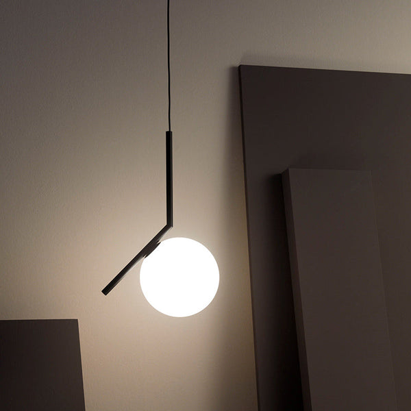 Pendant Glass Lighting Modern with Oval Design