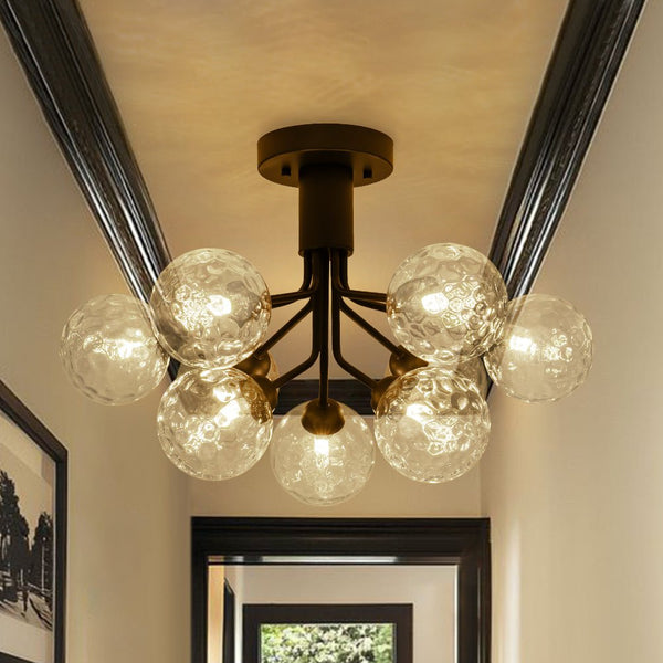 Waegnend Bloom Water Tiered Sputnik Glass Ceiling Light