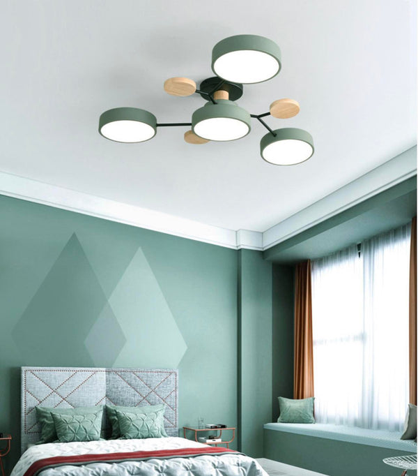 Art Deco Chandelier, Modern Flush Mount Chandelier Ceiling Light