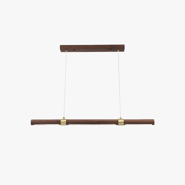 Muto Modern Minimalist Pendant Light, Metal Water Transfer Wood