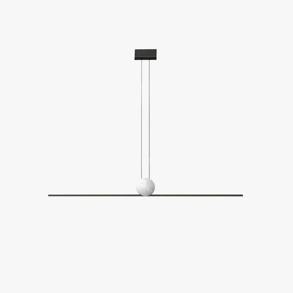 Arisha Minimalist Linear Bubble Pendant Light Marble