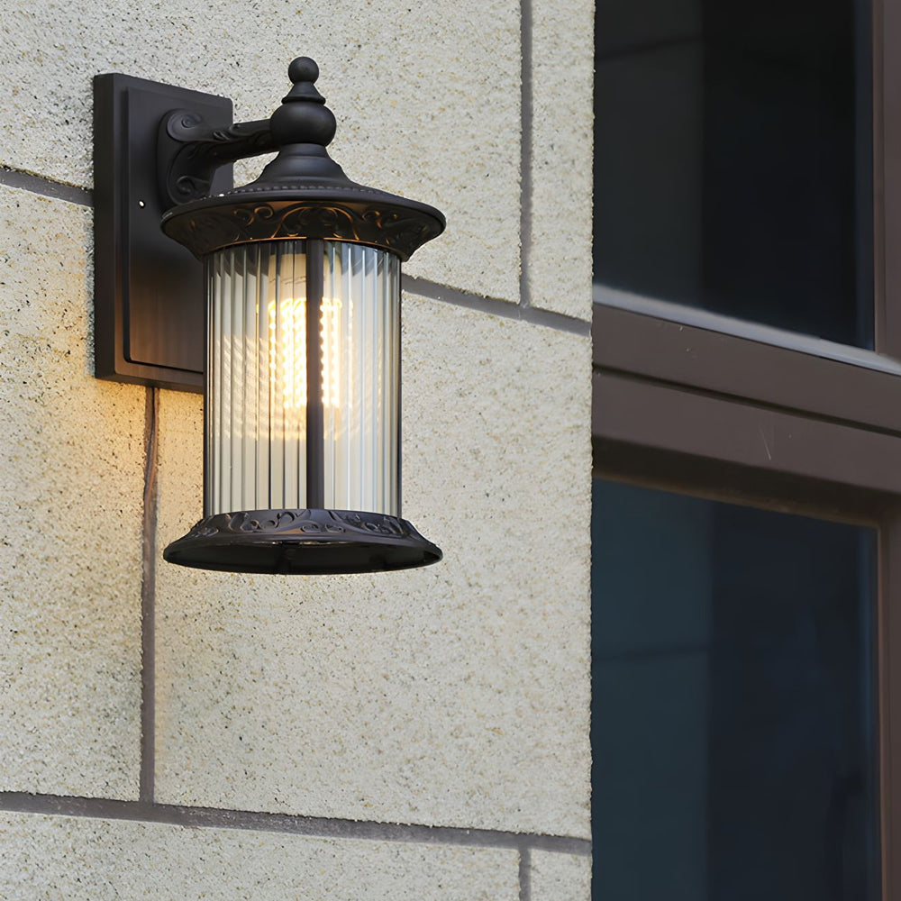 Oriienne Coffee Gold Vintage Outdoor Wall Lights
