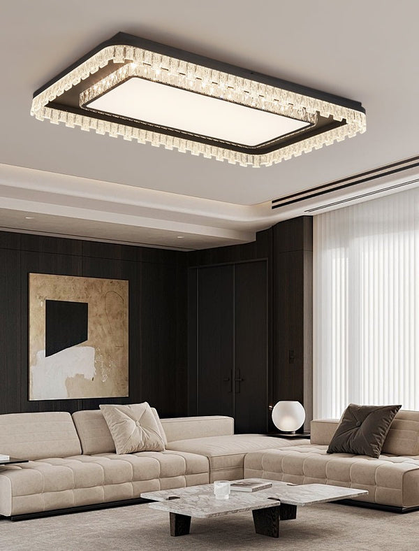 Nythee Modern Minimalist Luxury Crystal Ceiling Light