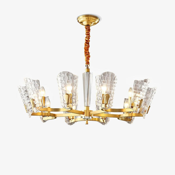 Radiant Luxury Brass Chandelier