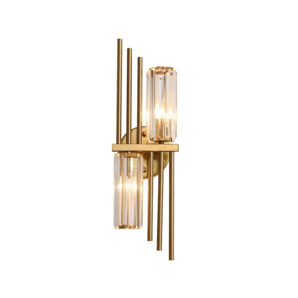 Three Crystal Wall Lamps
