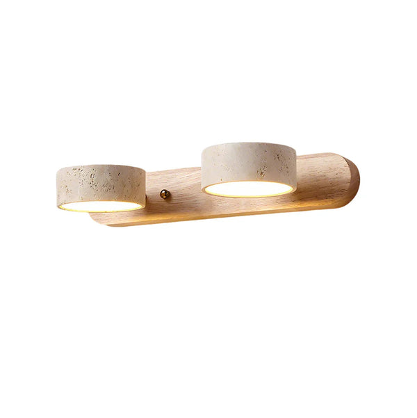 Travertine Duo Wall Light