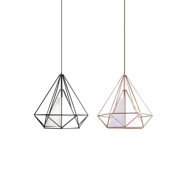 Diamond Cage Pendant Light