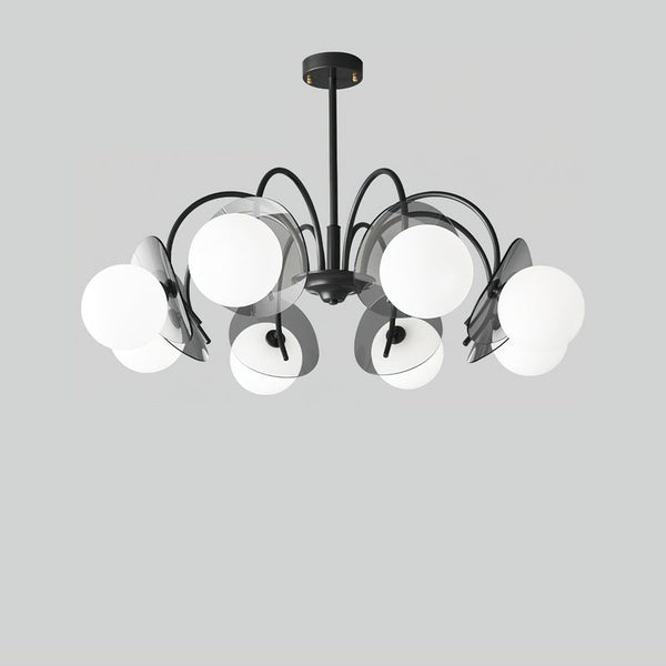 Seliselle Chandelier Globe Arm Sculptural