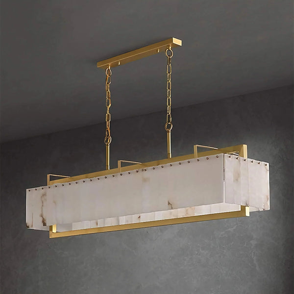 Scrigno Chandelier | Alabaster Cage | CLKJ8595