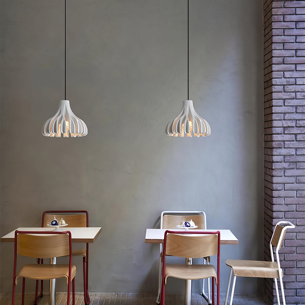Unique Colorful Coral Resin Pendant Lamp