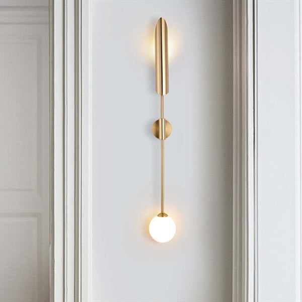 Phira Luxury Double-head Golden Scabbard Wall Lamp
