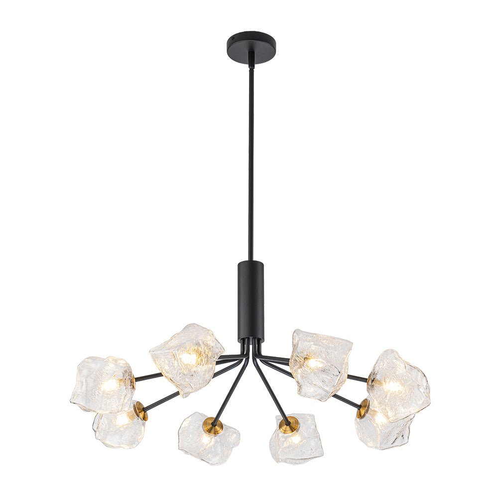 Norduvyr Funky Eclectic Frozen Icy Style Sputnik Chandelier
