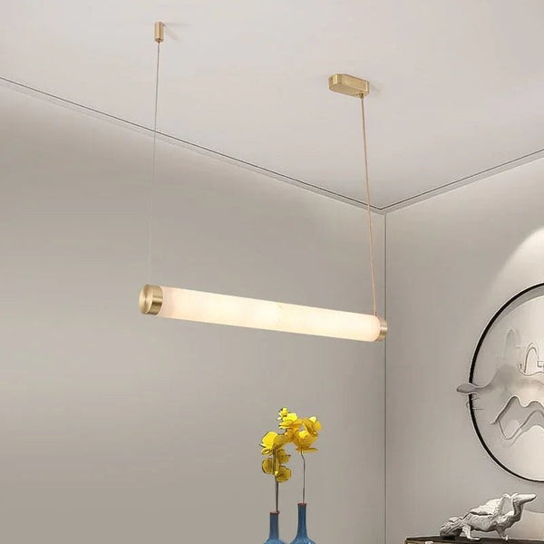 Alabaster Strip Pendant Lights