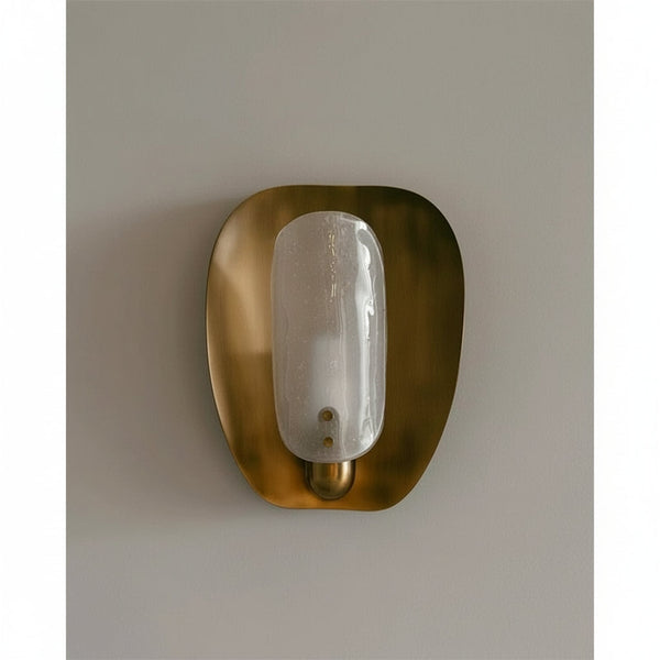Brass & Glass Capsule Wall Sconce | CLDW56