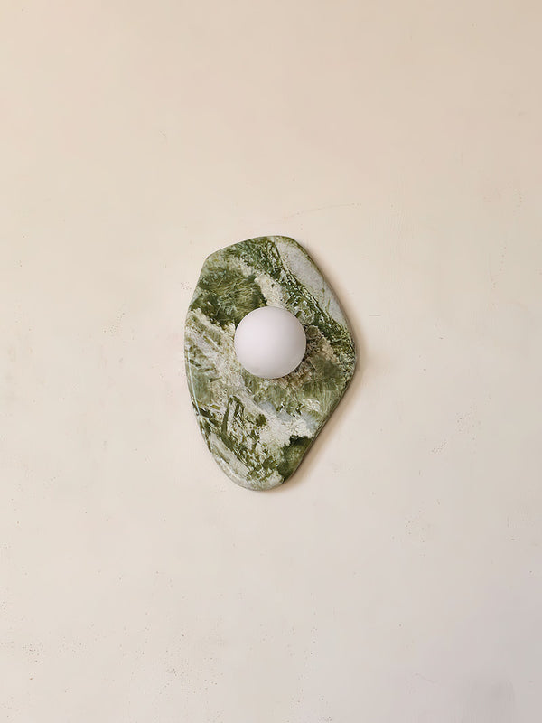 Orphaarae Glass Marble Wall Lamp