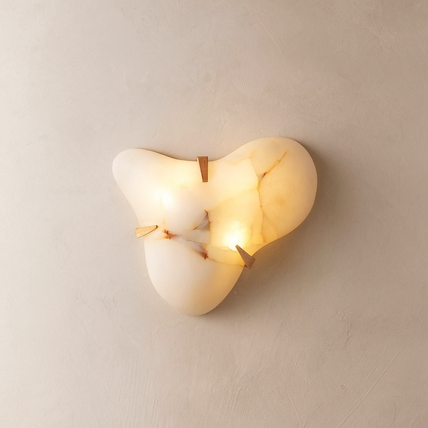 Organic Alabaster Cloud Sconce | CLVALO054