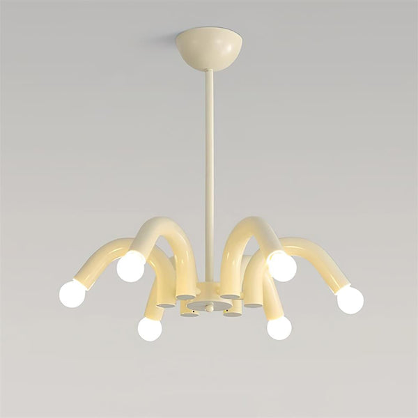 Fivelle Modern Cream Multi-Arm Chandelier