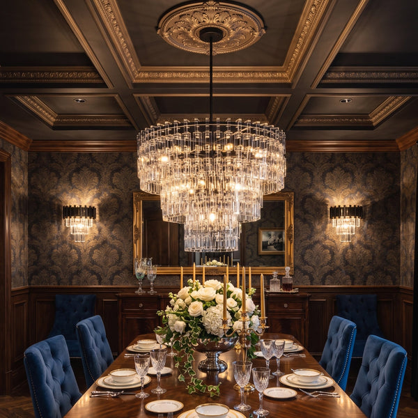 Elyelira Geometric Crystal Chandelier