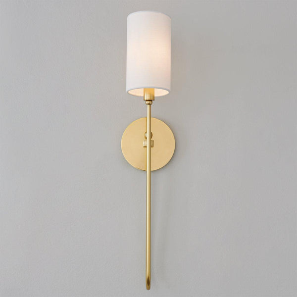 Syvineth Brass Fabric Wall Lamp