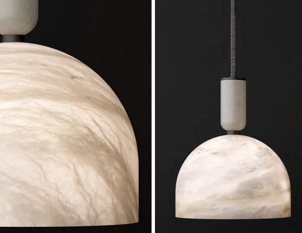 Alabaster Dome Pendant Light | CLPSGH014