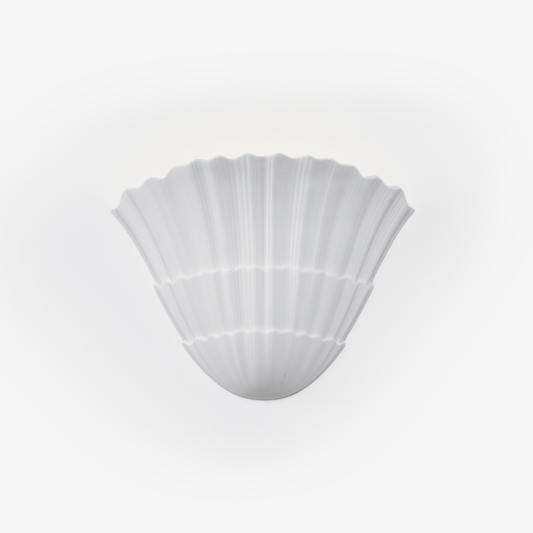 Pleated Shell Wall Light