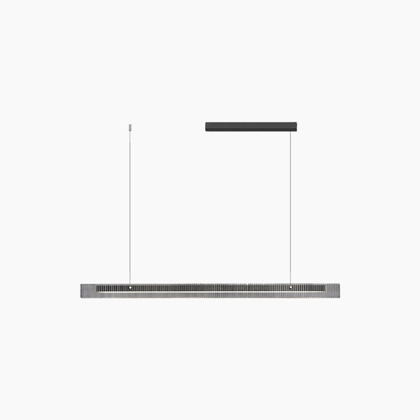 Pendant Light Minimalist Linear Glass LED Dimmable, Black